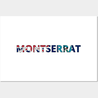 Drapeau Montserrat Posters and Art